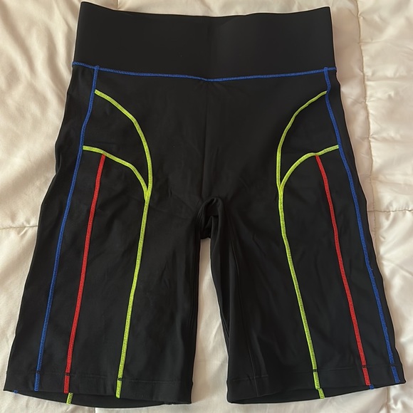 All Access High Waist Center Stage 9” Biker Shorts Black - Picture 3 of 6